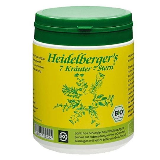 Bild von Heidelberger's BIO 7 Kräuter-Stern Kräutertee, 250g