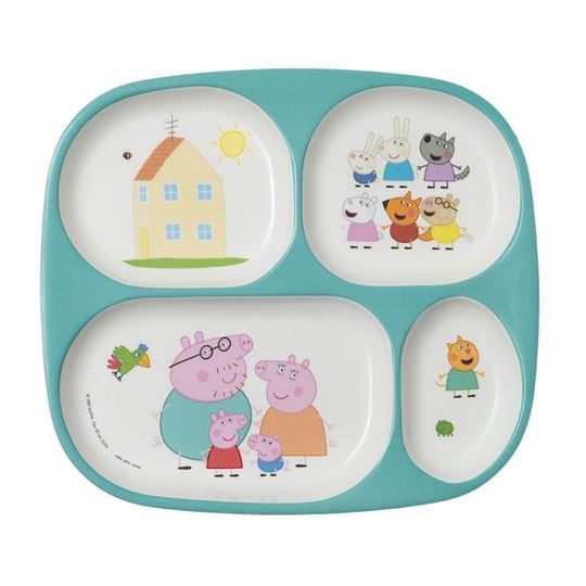 Image sur peppa pig - 4-compartment serving tray , VE-6