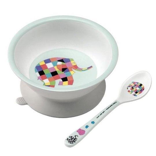 Image sur elmar - bowl with suction pad and spoon , VE-3
