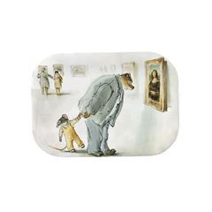 Picture of ernest et célestine - small serving tray  in museum, VE-6