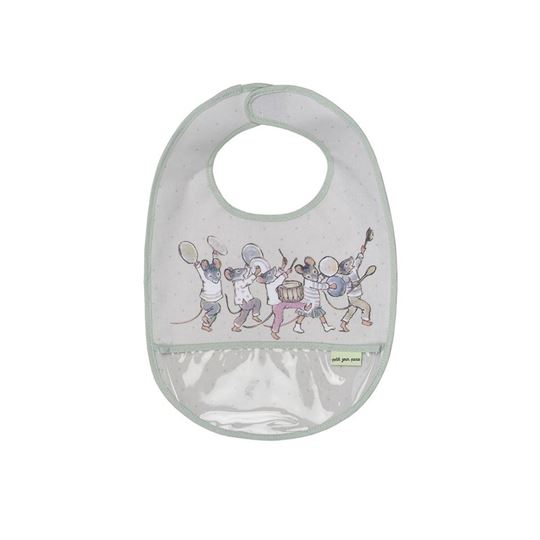 Image sur ernest et célestine - coated cotton bib  rataplan, VE-6