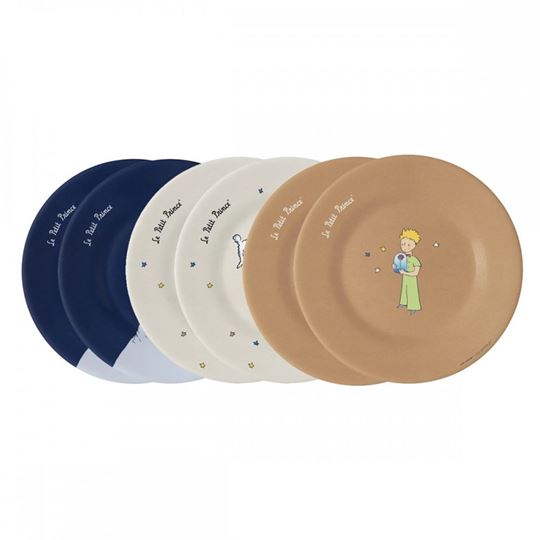 Bild von the little prince - set of 6 dessert plates , VE-1