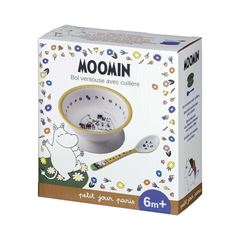 Bild von moomin - bowl with suction pad and spoon , VE-3