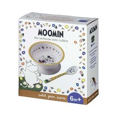 Image de moomin - bowl with suction pad and spoon , VE-3