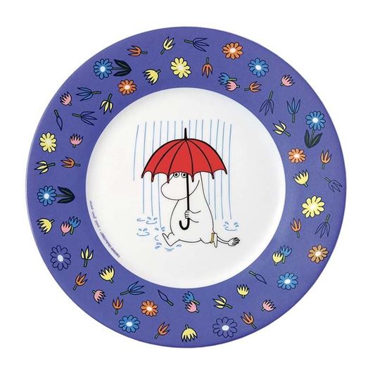 Bild von moomin - derssert plate blue ø20 cm, VE-6