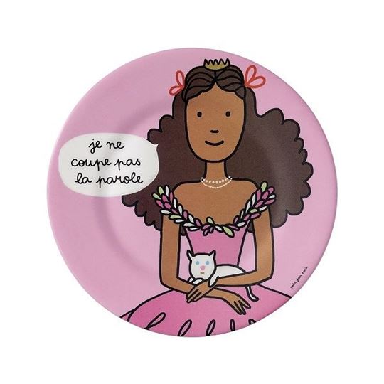 Image sur les princesses - dessert plate je ne coupe pas la parole., VE-6