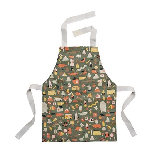 Picture of l'aventure - coated cotton apron , VE-6