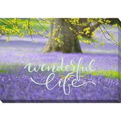 Bild von Leinwandbild Wonderful Life, 65 × 45 cm