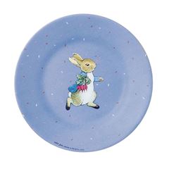Image de peter rabbit - dessert plate  blue, VE-6