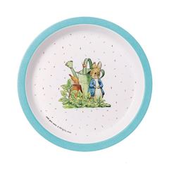 Picture of peter rabbit - baby plate  blue, VE-6