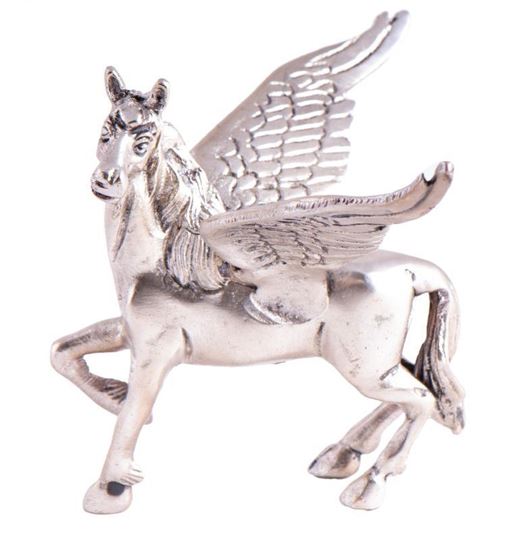 Bild von Pegasus, versilbert, 10 cm