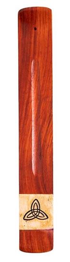 Bild von Keltischer Knoten, Räucherstäbchenhalter aus Holz