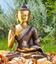 Picture of Amogasiddhi Buddha sitzend, 3 farbig