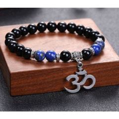 Immagine di Obsidian-Armband OM mit Lapis