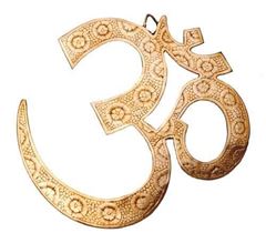 Picture of Om-Wandsymbol, Messing, 27 cm