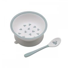 Image de les lapins - bowl with suction pad and spoon , VE-3