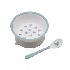 Picture of les lapins - bowl with suction pad and spoon , VE-3