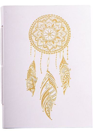 Picture of Schreibbuch mit Traumfänger weiss/gold
