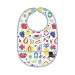 Picture of tutti frutti - coated cotton bib blue tutti fruti, VE-6