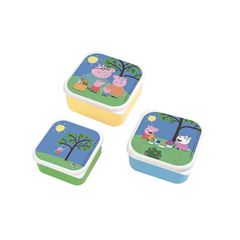 Picture of peppa pig - set of 3 lunch boxes , VE-4