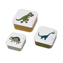 Image sur les dinosaures - set of 3 lunch boxes dinosaur, VE-4