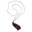 Image de Halskette Buddha Mala braun mit 25 Glasperlen 48 cm