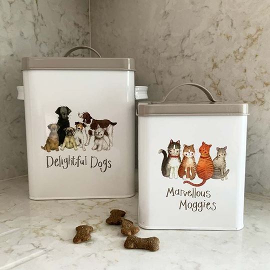 Picture of DOG FOOD STORAGE TIN