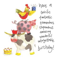 Bild von ACROBATS BIRTHDAY CARD