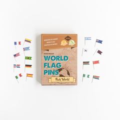 Image de Miss Wood Flag Pins - World Pack