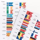 Immagine di Miss Wood Flag Pins - World Pack