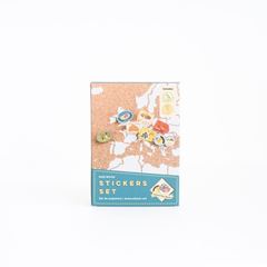 Image de Miss Wood Sticker Set - Food of the World