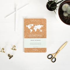 Image de Woody Notebook Cork - A5 - Adventures