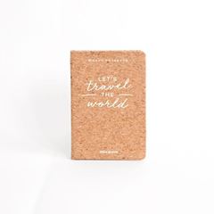 Image de Woody Notebook Cork - A6 - Travel the world