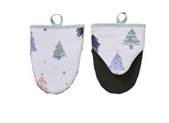 Picture of Micro Mitt Cotton Frosty Trees Pair - Ulster Weavers