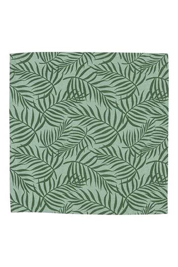 Picture of Serviette LEAVES 40 cm green
