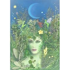 Bild von Leinwandbild Mutter Erde Gaia, 30 × 45 cm