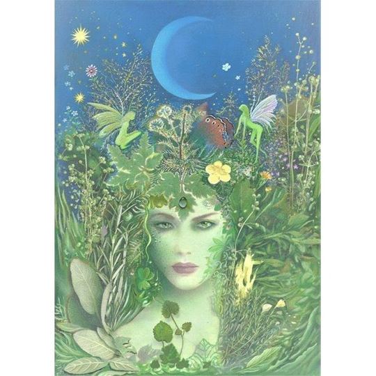 Image sur Leinwandbild Mutter Erde Gaia, 30 × 45 cm