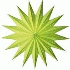 Picture of Starlightz® Leuchtstern sunny june green