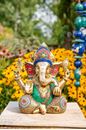Image sur Ganesha Figur aus Messing, 30 cm