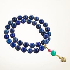 Image de Double-Mala-Armband Lapislazuli