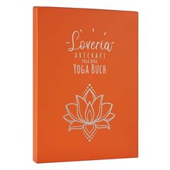 Picture of Yoga Buch Lotusblume Orange
