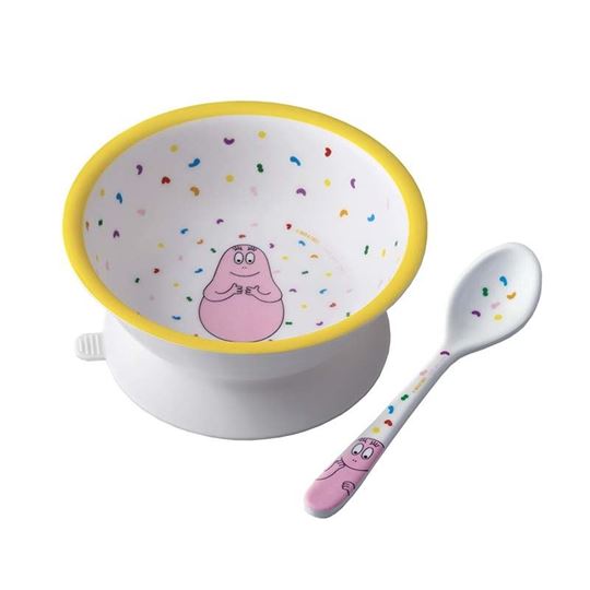 Image sur barbapapa - bowl with suction pad and spoon , VE-3