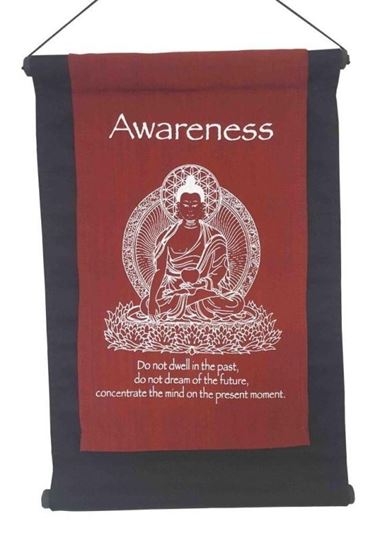 Image sur Wandbehang Awareness  Buddha
