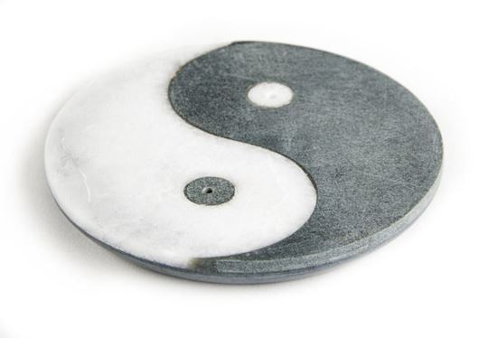 Picture of Räucherstäbchenhalter Ying-Yang aus Marmor