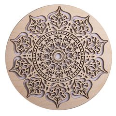Immagine di Mandala der inneren Weisheit aus Holz