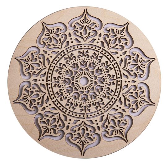 Image sur Mandala der inneren Weisheit aus Holz