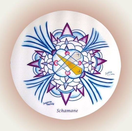Bild von Schamane - Mandala 10 cm