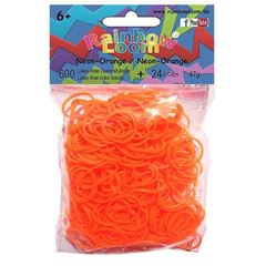 Image de Rainbow Loom® Silikonbänder neon orange
