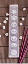 Bild von Selenit Stäbchenhalter Chakras