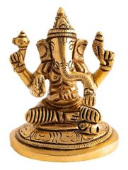 Image de Ganesha aus Messing, 5.9 cm